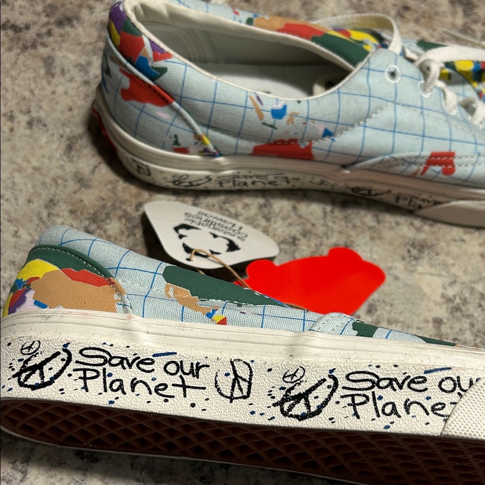 Vans limited edition Colorful Map Sneakers - Picture 3 of 4
